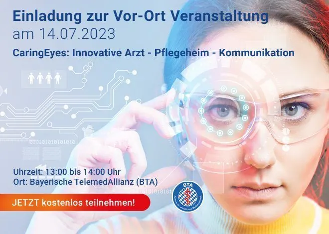 CaringEyes: Innovative Arzt – Pflegeheim – Kommunikation