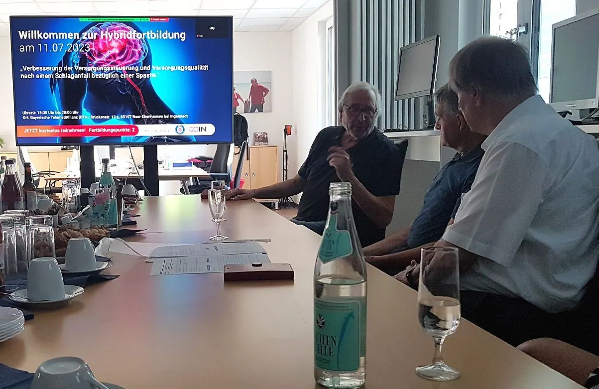 Hybridfortbildung „Verbesserung der Versorgungssteuerung und Versorgungsqualität nach einem Schlaganfall“