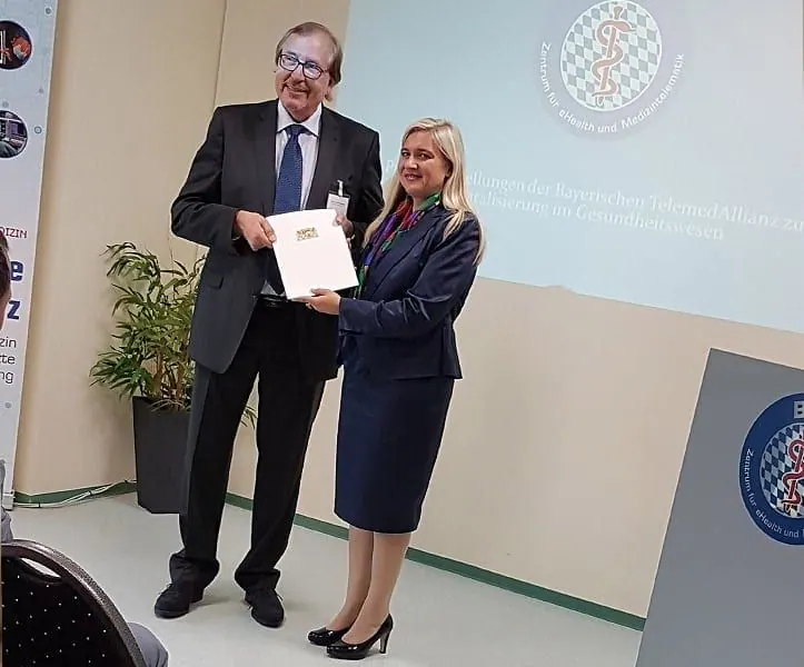 Überreichung des Förderbescheides