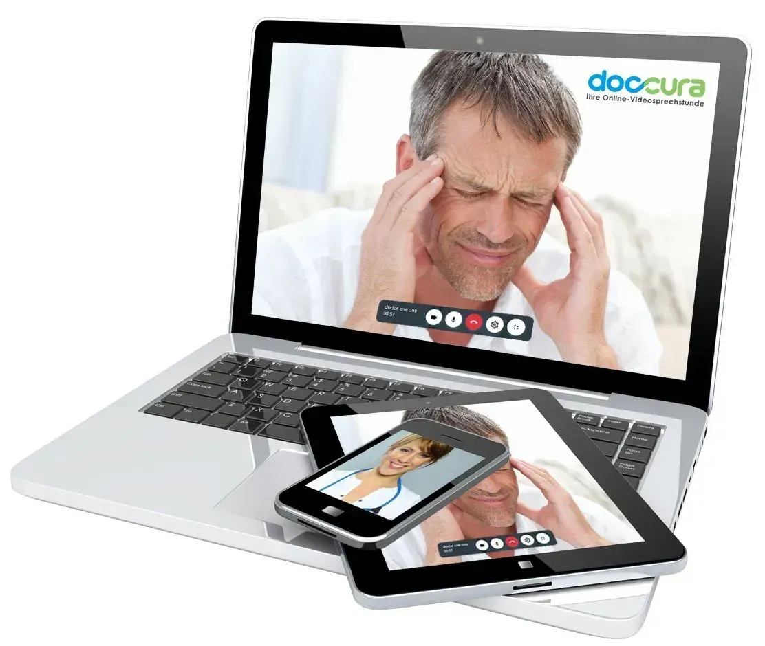 Die Doccura Online-Videosprechstunde